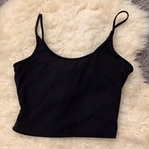 Athleta karma twist back crop cami